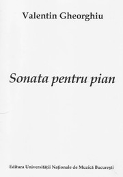 Cover of: Sonata pentru pian