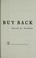 Cover of: Buy back