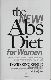 Cover of: The new! abs diet for women: the 6-week plan to flatten your belly and firm up your body for life