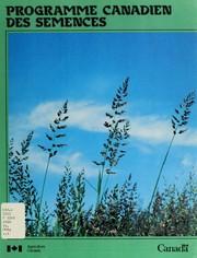 Cover of: Programme canadien des semences