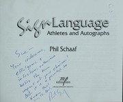 Cover of: Sign Language by Phil Schaaf