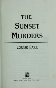 Cover of: The sunset murders | Louise Farr