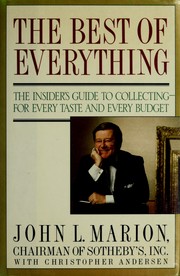 Cover of: The best of everything by John L. Marion