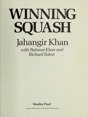 Cover of: Winning squash