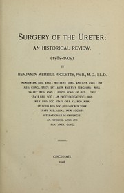 Cover of: Surgery of the ureter by 