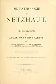 Die Neurologie des Auges by Hermann Wilbrand