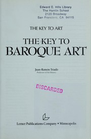 Cover of: The key to baroque art by Juan-Ramón Triadó