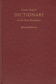 Concise Greek-english Dictionary of the New Testament