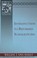 Cover of: Introduction to Reformed Scholasticism