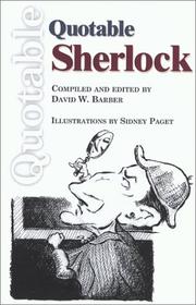 Cover of: Quotable Sherlock (Quotable Books)