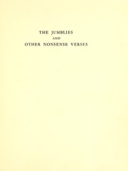 Cover of: The jumblies and other nonsense verses by Edward Lear