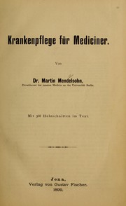 Cover of: Krankenpflege für Mediciner