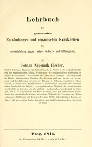 Lehrbuch der gesammten Entzündungen by Johann Nepomuk Fischer