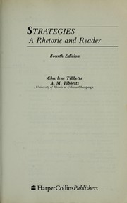 Cover of: Strategies: a rhetoric and reader