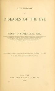 Cover of: A Textbook on diseases of the eye