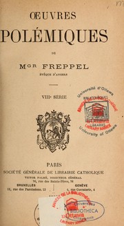 Cover of: Oeuvres polemiques