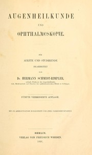 Cover of: Augenheilkunde und Ophthalmoskopie: für Aerzte und Studirende