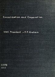 Consolidation and cooperation by Frank Porter Graham