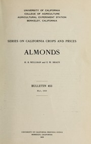 Cover of: Almonds by H. R. Wellman