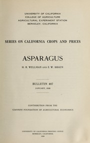 Cover of: Asparagus by H. R. Wellman