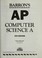 Cover of: AP computer science A