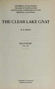 Cover of: The Clear Lake gnat