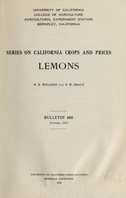 Cover of: Lemons by H. R. Wellman