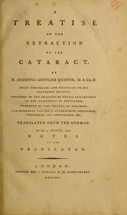 Cover of: A treatise on the extraction of the cataract.