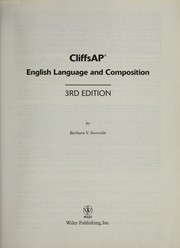 Cover of: CliffsAP English language and composition by Barbara V. Swovelin