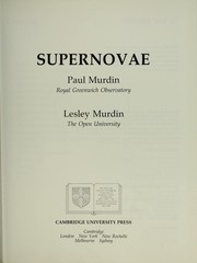 Cover of: Supernovae by Paul Murdin