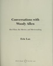 Cover of: Conversations with Woody Allen by Eric Lax, Eric Lax
