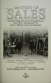 Cover of: Masters of sales by Ivan R. Misner