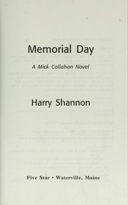 Cover of: Memorial Day by Harry Shannon