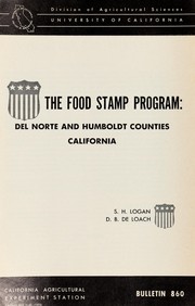 Cover of: The Food Stamp Program: Del Norte and Humboldt counties, California