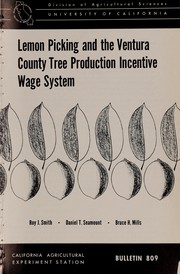 Lemon picking and the Ventura County production incentive wage system