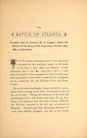 Cover of: The battle of Atlanta