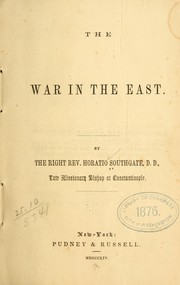 Cover of: The war in the East