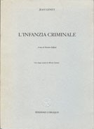 Cover of: L' enfant criminel: con cinque tavole di alberto garruti