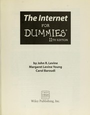 Cover of: The Internet for dummies by John R. Levine