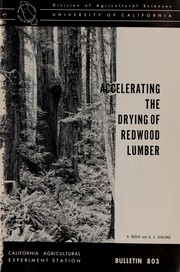 Cover of: Accelerating the drying of redwood lumber