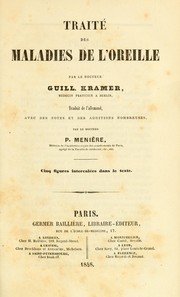 Cover of: Traité des maladies de l'oreille