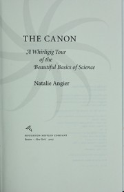 Cover of: The canon by Natalie Angier