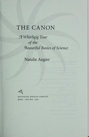 Cover of: The canon by Natalie Angier, Natalie Angier