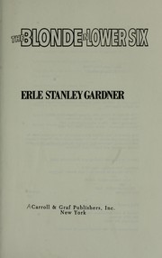 Cover of: The blonde in lower six