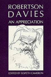 Cover of: Robertson Davies: an appreciation