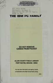 Cover of: Upgrading the IBM PC Family 8088 to the 80486
