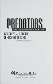 Cover of: Predators by Gregory M. Cooper