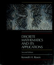 Discrete Mathematics and Its Applications by Kenneth H. Rosen