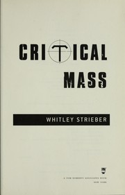 Cover of: Critical mass by Whitley Strieber