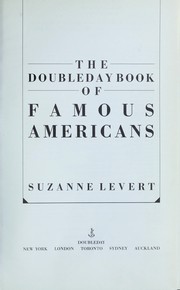 Cover of: Doubleday Book of Famous Americans, The